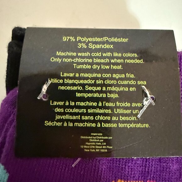 Psychedelic Mushroom Crew Socks Set of 6 Cannabis Leaf Design Unisex Funky Gift - Picture 8 of 10